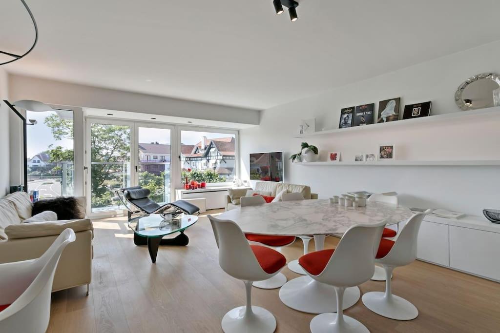 Top Location! Unique Luxurious 2-Bedroom Apartment In Knokke - 'T Zoute エクステリア 写真