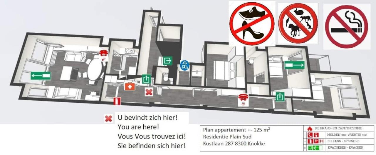 Top Location! Unique Luxurious 2-Bedroom Apartment In Knokke - 'T Zoute エクステリア 写真